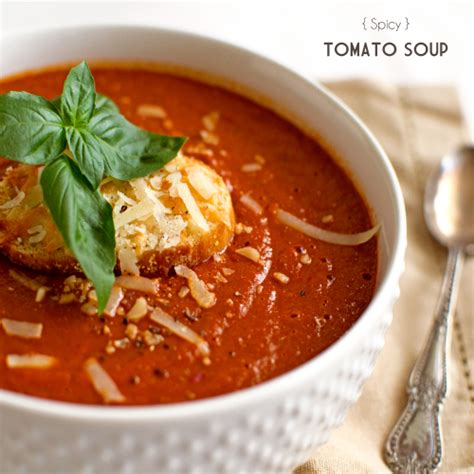 Spicy Roasted Tomato Soup Fork Knife Swoon