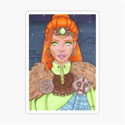 Artio The Bear Goddess Sticker For Sale By Carlapaiva Redbubble
