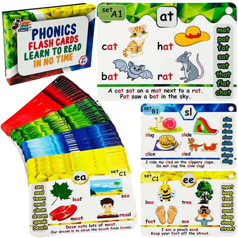 Buy Phonics Flash Cards Learn To Read In 20 Phonic Stages Digraphs