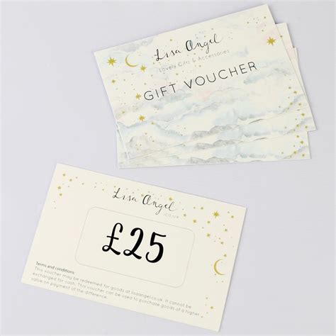 Twenty Five Pounds T Voucher Lisa Angel