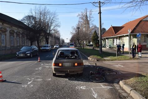 Gyulai Hírlap - Három balesetben is a kerékpáros húzta a rövidebbet