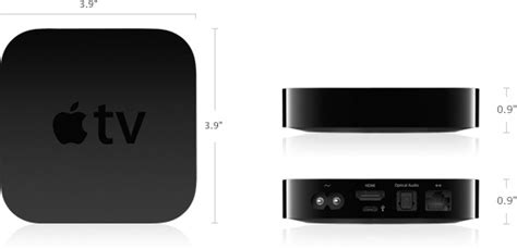 It's the best way to watch on mobile. Apple TV (3rd generation) - Technical Specifications