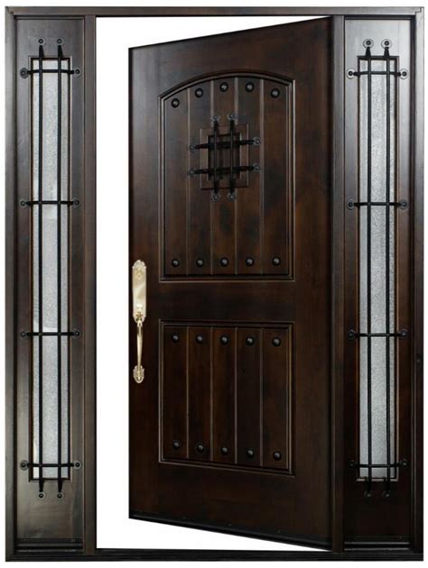 I love all of the natural light too. Knotty Alder Front Exterior Wood Entry Door 1D+2SL 12:-36 ...