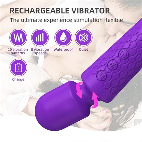 Powerful 20 Speeds AV Magic Wand Vibrator G Spot Massage Clitoris