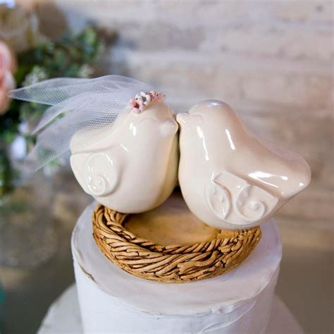 Always & forever wedding photo album. These Cute Love Birds Make Beautiful Cake Toppers for Weddings