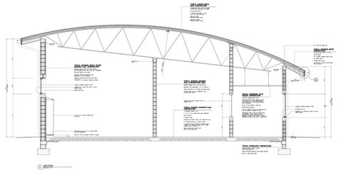 Truss Structure Details Typical Interior Masonry Wall Construction