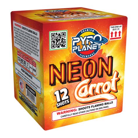 Neon Carrot Pyro Planet Fireworks