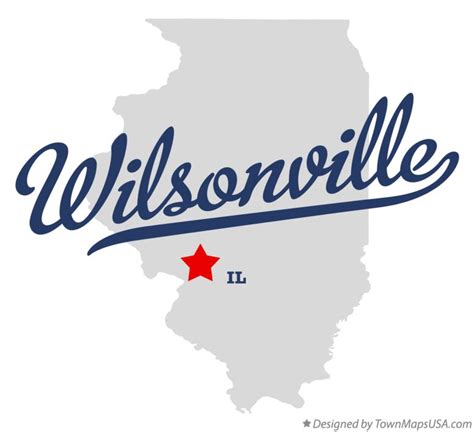 Map Of Wilsonville Il Illinois