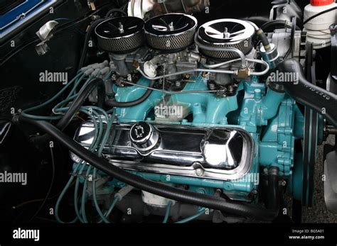 Engine Of A 69 Pontiac Gto Stock Photo Alamy