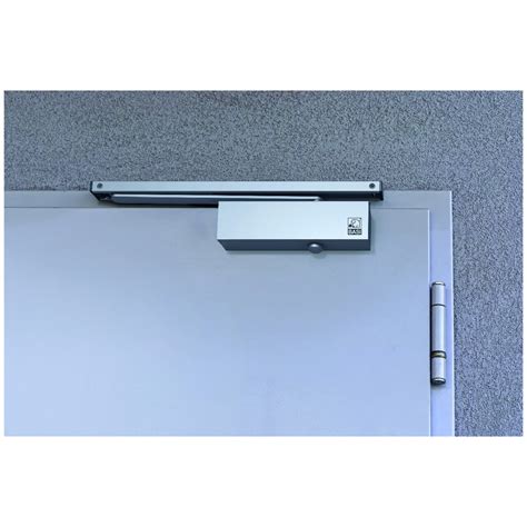 BASI Türschließer Silber für einflügelige Türen bis 950 mm mit