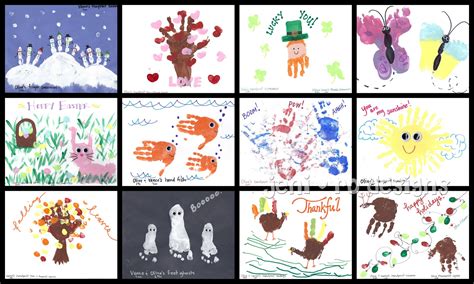 T Given Kids Handprint Calendar