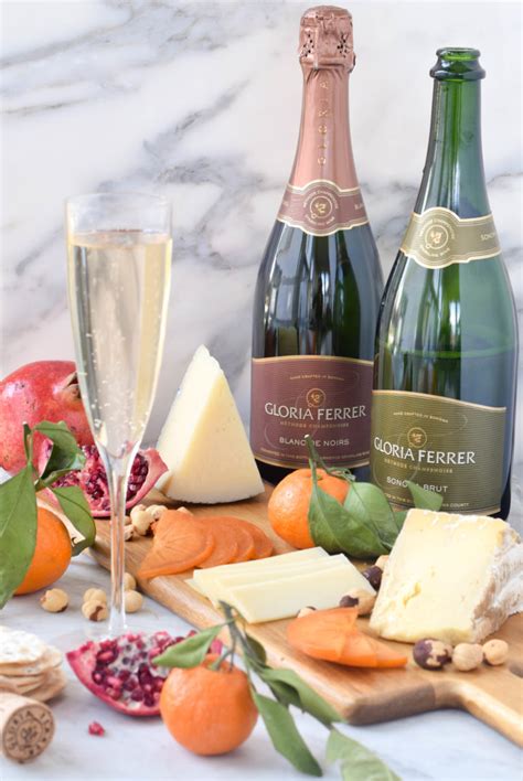 The Ultimate Winter Cheese Plate And Gloria Ferrer Sparkling Wine West