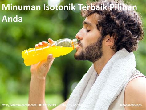 Minuman Isotonik Terbaik Pilihan Anda Vitamin Cerdik By Coach Anah Ahmad