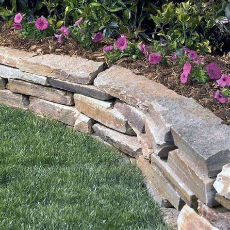 Stone Edging Ideas For Exterior Landscaping Designs Garden Edging