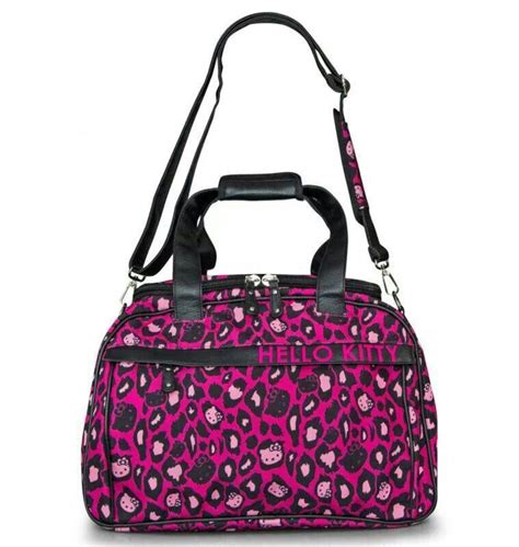 Hello Kitty Travel Bag Hello Kitty Bag Bags Pink Leopard Print
