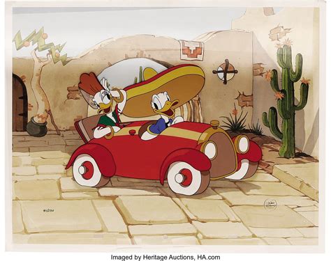 Don Donald Donald Duck Production Cel Walt Disney 1937 Animation Cel