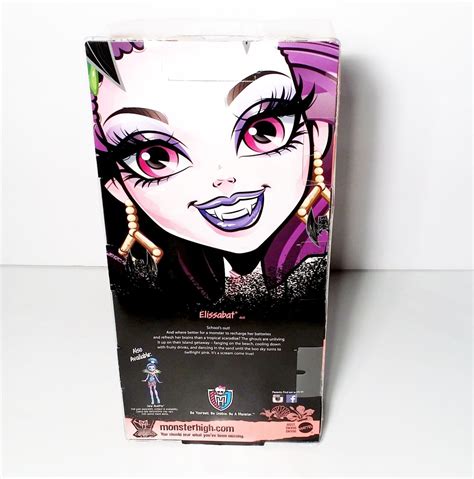 Monster High Ghouls Getaway Elissabat Doll Mattel Rare New Ebay