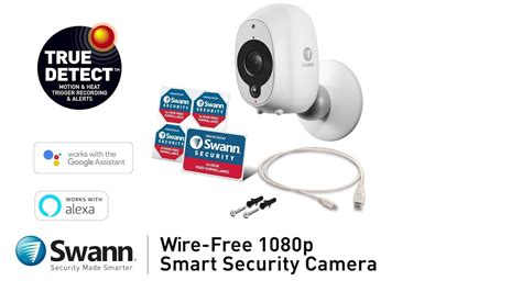 Swann Smart Security Camera Product Overview Wire Free 1080p Full Hd