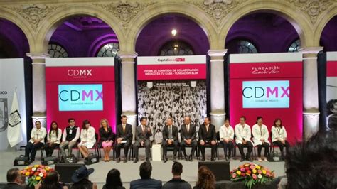 Fundación Carlos Slim Y Cdmx Firman Convenio Unión Jalisco