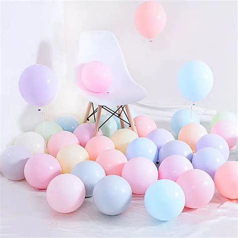 Pcs Wholesale Pastel Latex Balloon Kit Inch Assorted Macaron Candy Color Latex Balloons