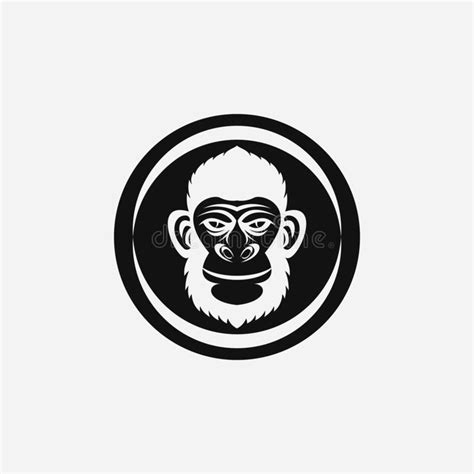 Monkey Vector Illustration Design Icon Logo Stock Vector Illustration