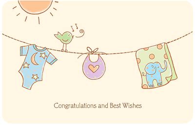However when it comes time to write a baby shower card, you can end up with writer's. Lucky Baby Greeting Card - Congratulations On Baby ...