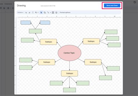 How To Make A Mind Map In Google Docs With Templates