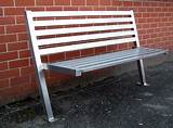 Stainless Steel Park Benches Images