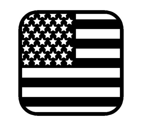 Transparent Black American Flag Png Cutout Png And Clipart Images