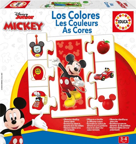 Juegos Educa Aprende Los Colores Con Mickey Y Amigos Educa 19329