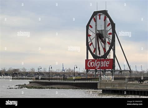 The Colgate Clock Jersey City New Jersey United States Stock Photo