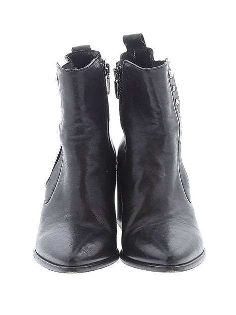 Laura Bellariva Ankle Boots Black Solid Shoes Size 36 In 2022
