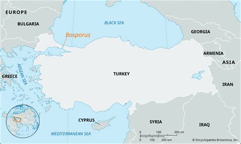 Bosporus Strait Istanbul Map History Facts Britannica