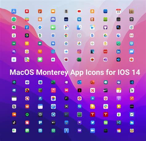Ultimate Macos Montereybig Sur App Icon Theme Pack For Ios 14