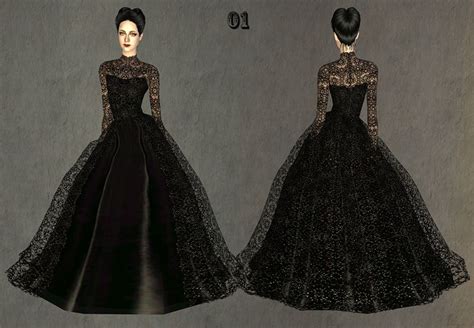 Fashion Story From Heather Wedding Charm Of Gothic Set Black Lace