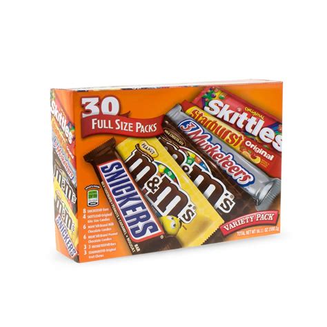 Mars One Stop Variety Pack (30pk) - Sam's Club | Skittles, Variety pack, Chocolate pack