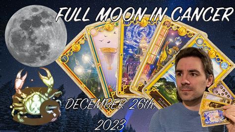 Full Moon In Cancer Tarot For All Signs Cards Per Sign Aries To