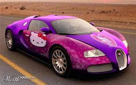I Found Hello Car Hello Kitty Bugatti Veyron On Wish