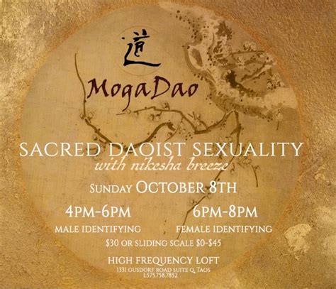 mogadao sacred daoist sexuality with nikesha breeze — the high frequency loft