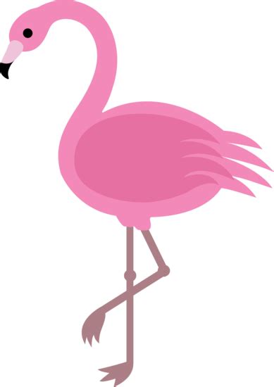 Elegant Pink Flamingo Clip Art Birthday Party Ideas