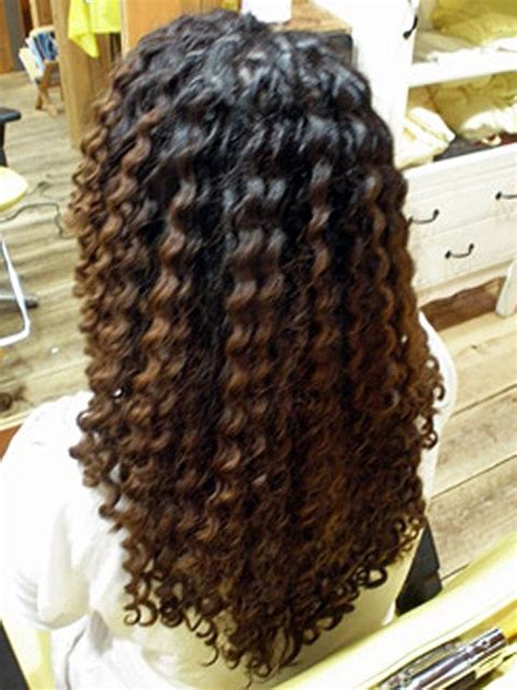 Long Hair Curly Spiral Perm Permed Long Hair Flickr