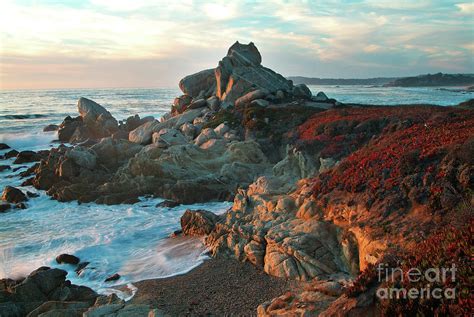 Ribera Beach Sunset Carmel California Photograph By Charlene Mitchell