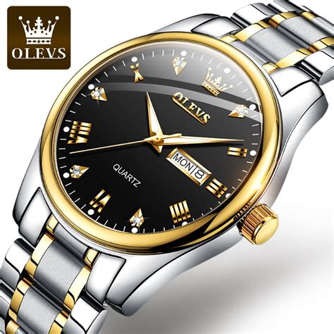 Olevs Quartz Watch For Men Top Luxury Brand Business Men S Watches