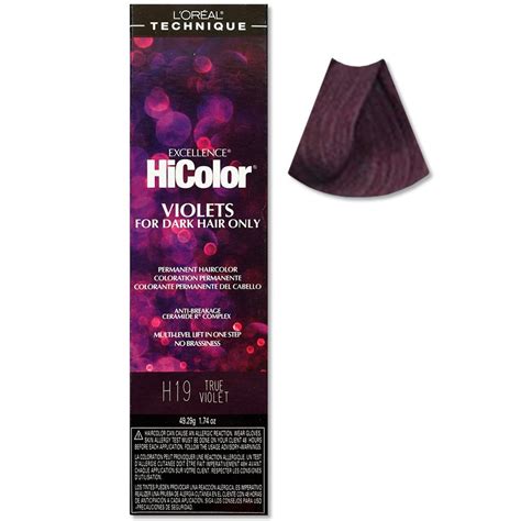 L Oreal Excellence Hicolor H Deep Violet For Dark Hair Only