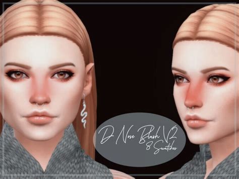 D Nose Blush V2 By Reevaly At Tsr Sims 4 Updates