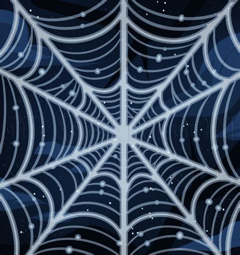 How To Draw A Spiderweb For Kids Step By Step Drawing Guide By Dawn