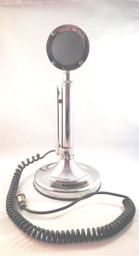 Astatic Silver Eagle Microphone Ham Cb Radio Vintage Mic