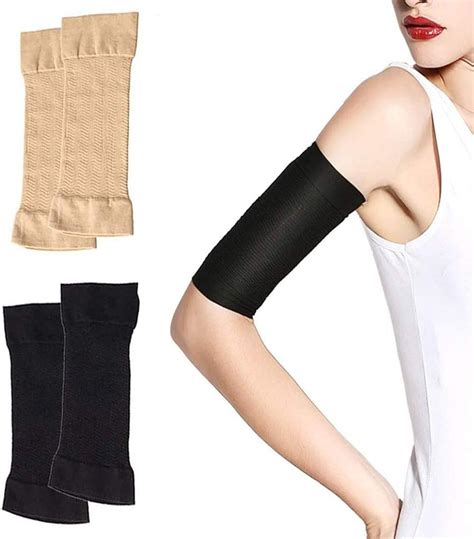 2 Pairs Arm Slimming Shaper Arm Compression Wrap Sleeve