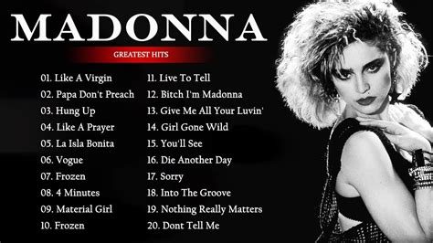 Madonna Greatest Hits Madonna Greatest Hits Full Album Youtube