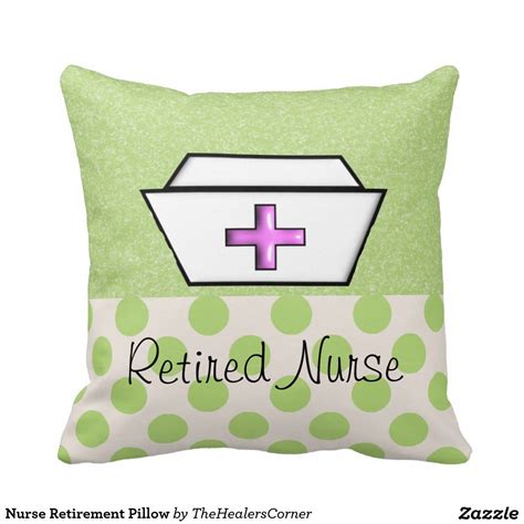 Nurse Retirement Pillow Zazzle Pillows Nurse Applique Designs